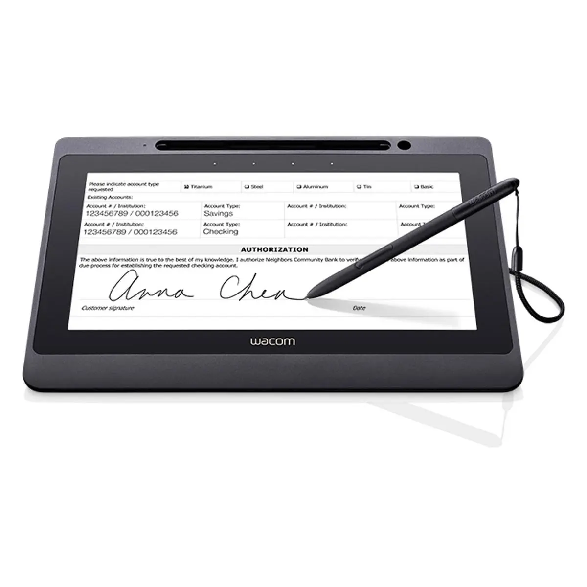 Wacom DTU-1141B Cordless Electronic Writing Tablet, 10.1" Full HD LCD Screen Interactive Pen Display for Education & Electronics Use, Tablets, Device