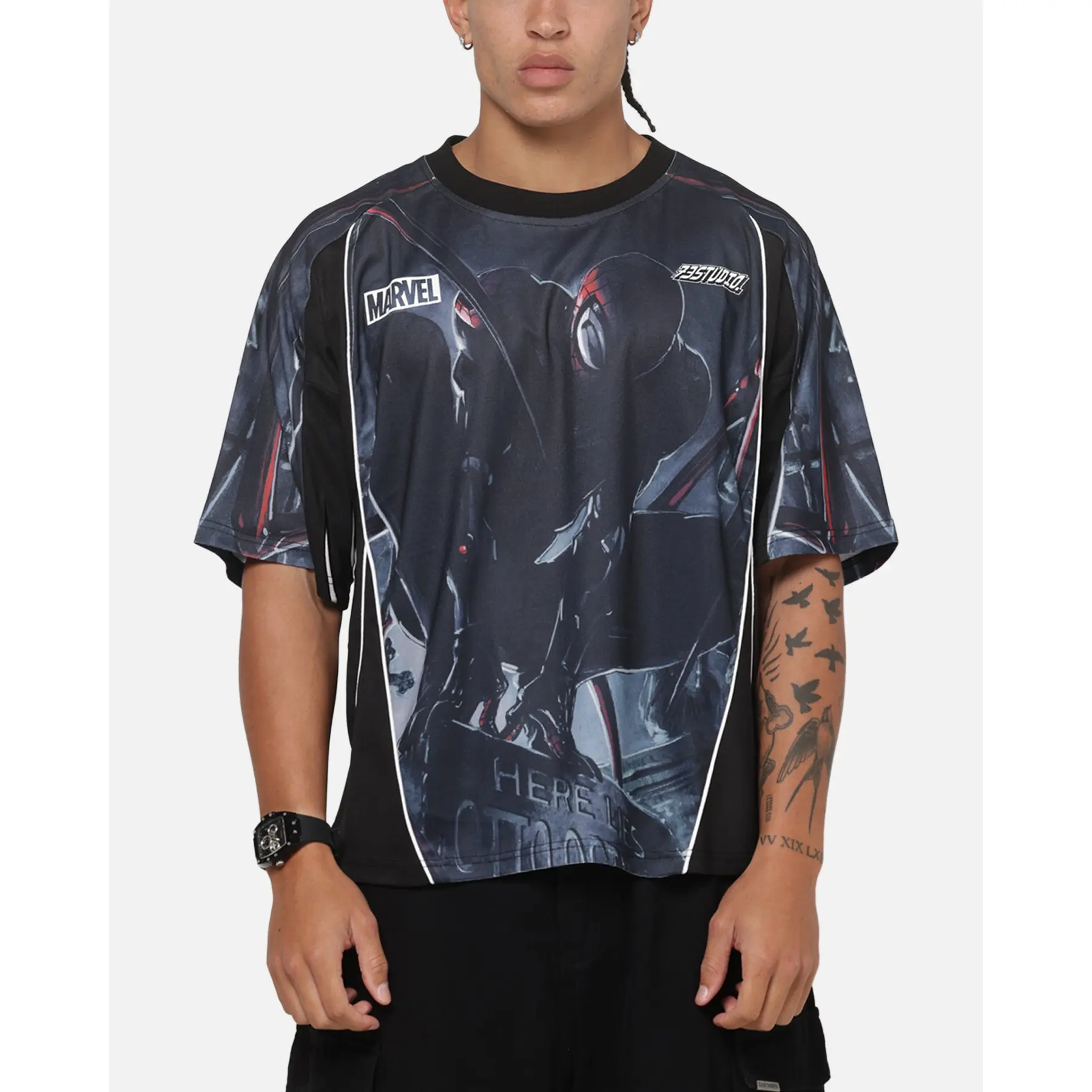 73Studio Marvel Spider-Man Superior Jersey Black