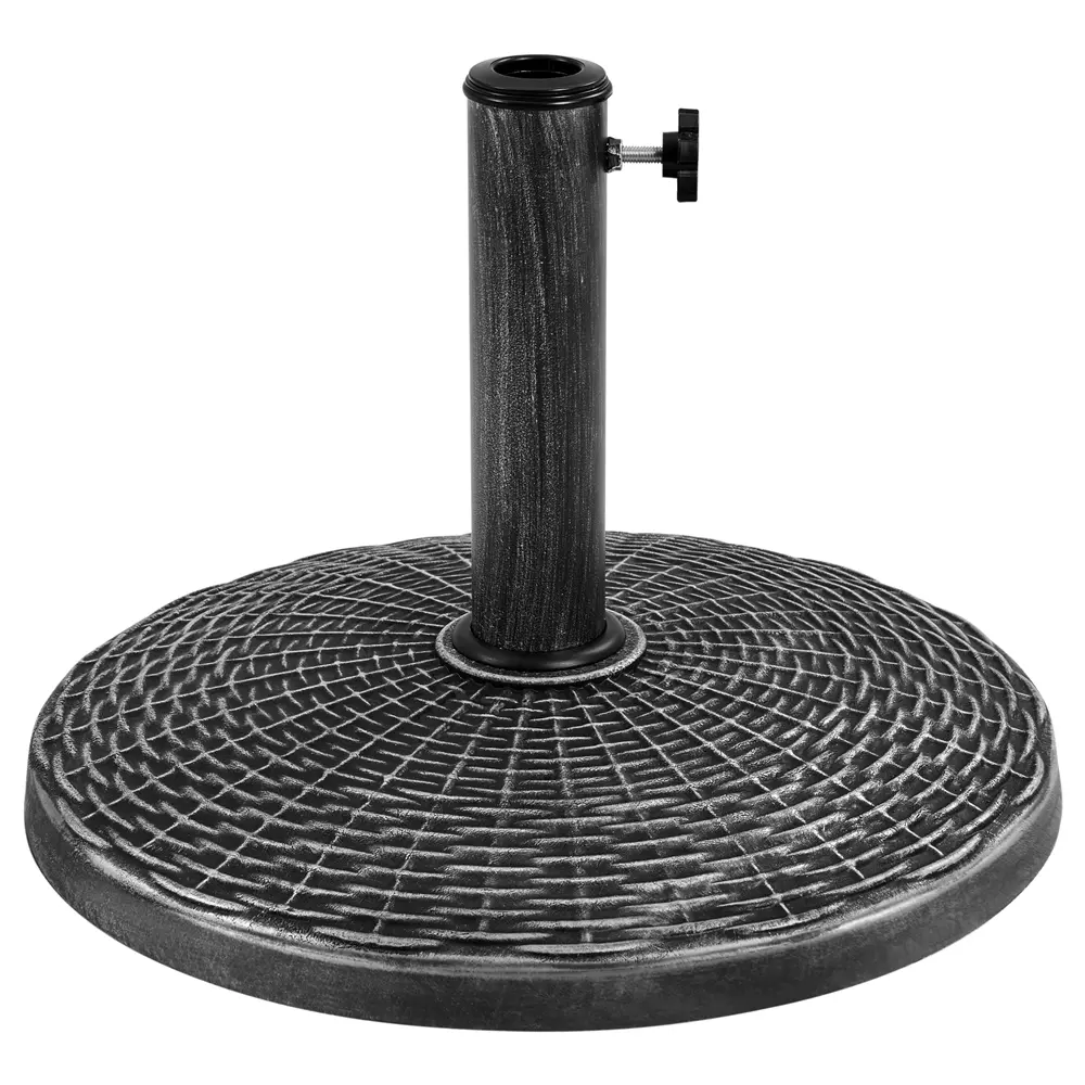 Costoffs Heavy Duty 22lbs Patio Umbrella Base - All-Weather Round Market Umbrella Stand for Garden, Deck, Outdoor Decor