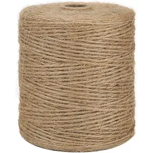 Jute Twine, 984  2mm Garden Twine, Brown Jute String for Arts and Crafts, Gardening,  Wrapping, Bundling, Recycling