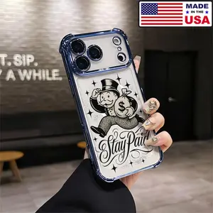 Monopoly Man Stay Paid Streetwear Aesthetic Design Pattern Casing For iPhone 17 16 15 14 13 12 Samsung 22 23 24 25 Plus Pro Max Ultra Soft Silicon TPU Shockproof Protector Vintage Unique Fashion Mobile Phone Case