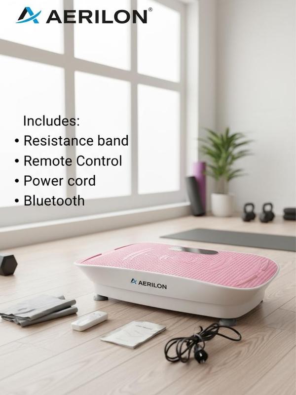 Aerilon Multi Functional Vibration Plate Exercise Machine with Sleek Design For Full Body Workout Home Gym Fitness Equipment