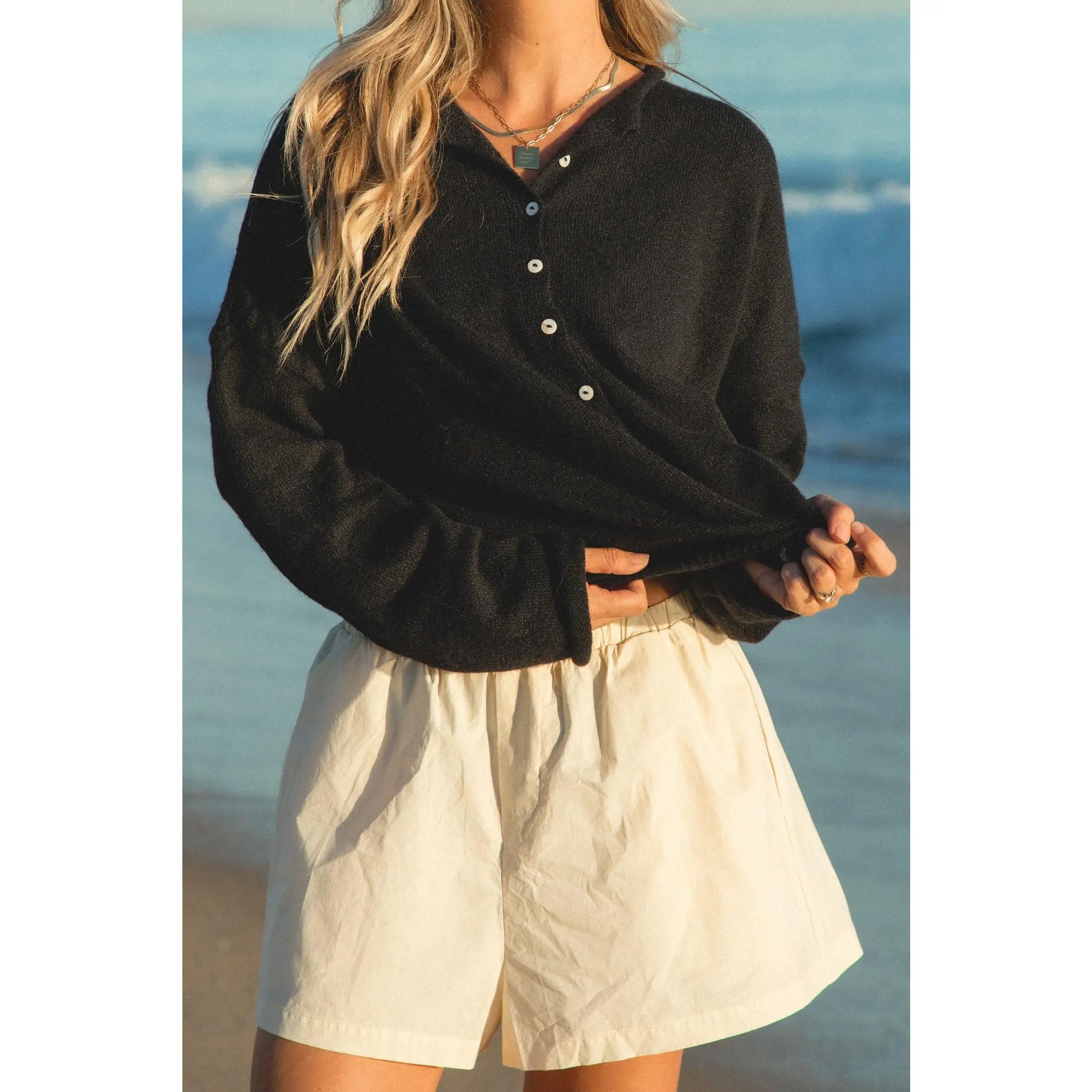 asymmetric button cardigans - TikTok Shop