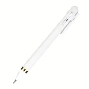 4-in-1 Push-Type Dotting Tool – White | 1mm to 3mm Tip Sizes for Precision Nail Art | 1pc
