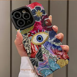 Butterfly Eye Patch Design Shockproof Ultra-Thin Phone Case Cover for iPhone 17/16/15/14/13/12/11/plus/pro Max, Dust-Proof and Beautiful Gift