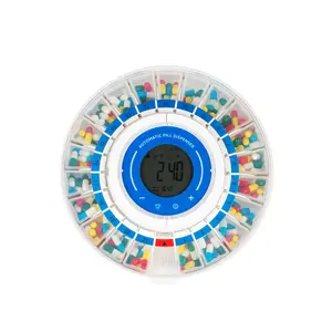 LiveFine Smart WiFi Pill Dispenser for Seniors with 21 Compartments, App Control, Alarm, Sound & Light Alerts