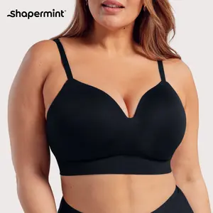 Shapermint Supportive Comfort Shaping Wireless Bra with Adjustable Straps & Soft Foam Cups Shapermint Supportive Comfort Shaping Wireless Bra with Adjustable Straps & Soft Foam Cups