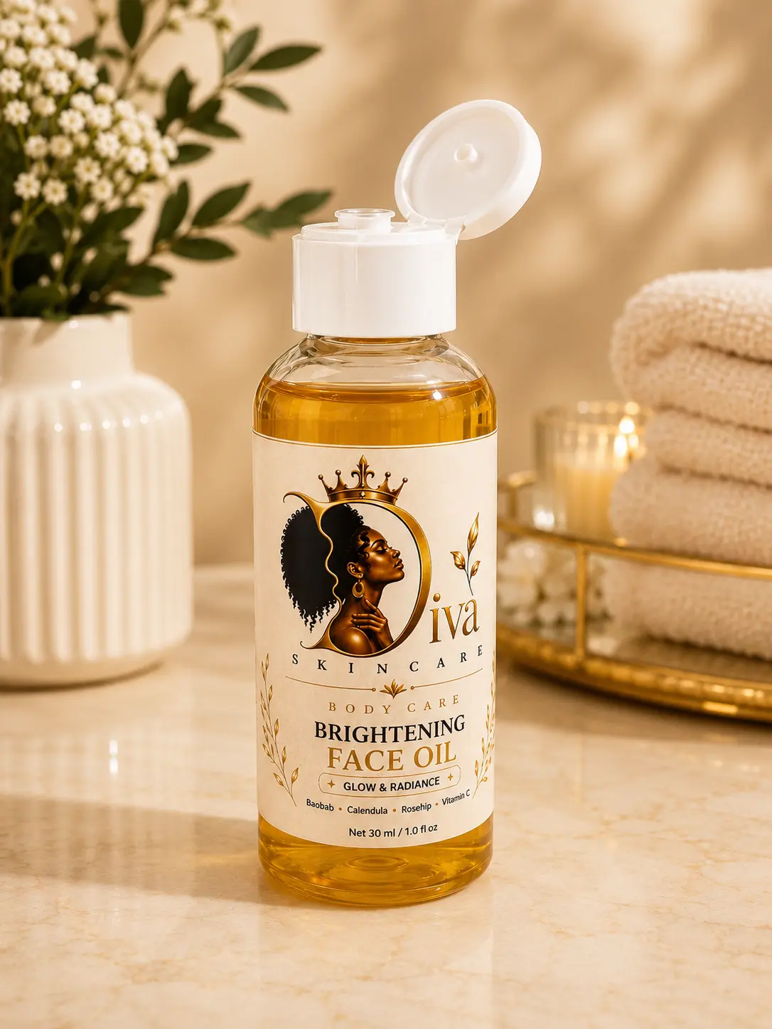 Diva Skincare Radiance Face Oil – Nourishing Hydrating Glow