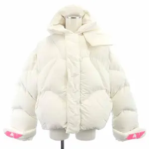 Pre-owned Louis Vuitton Polyester Small Leather Goods Cropped Rave Puffer Down Jacket