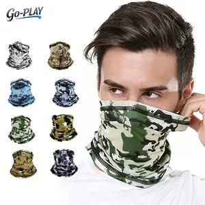 3 Pcs/4 Pcs Unisex Men Women Camo UPF 50+ UV Protection Cooling Neck Gaiter | SunSafeTok OutdoorTok CyclingTok Breathable Bandana Face Scarf Mask | for Hiking Fishing Cycling Camping Summer Outdoor Activities
