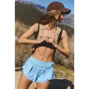 Free People Movement: Carpe Diem Short in Bright Blue