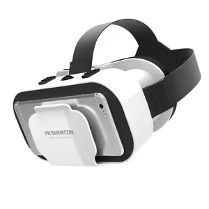 3D VR Headset Glasses Goggles, VR Head Strap, Virtual Reality Viar Goggles Headset Device, 3D VR Glasses Headset for 4.7-6.0 Inch Android & iOS Smart Phones