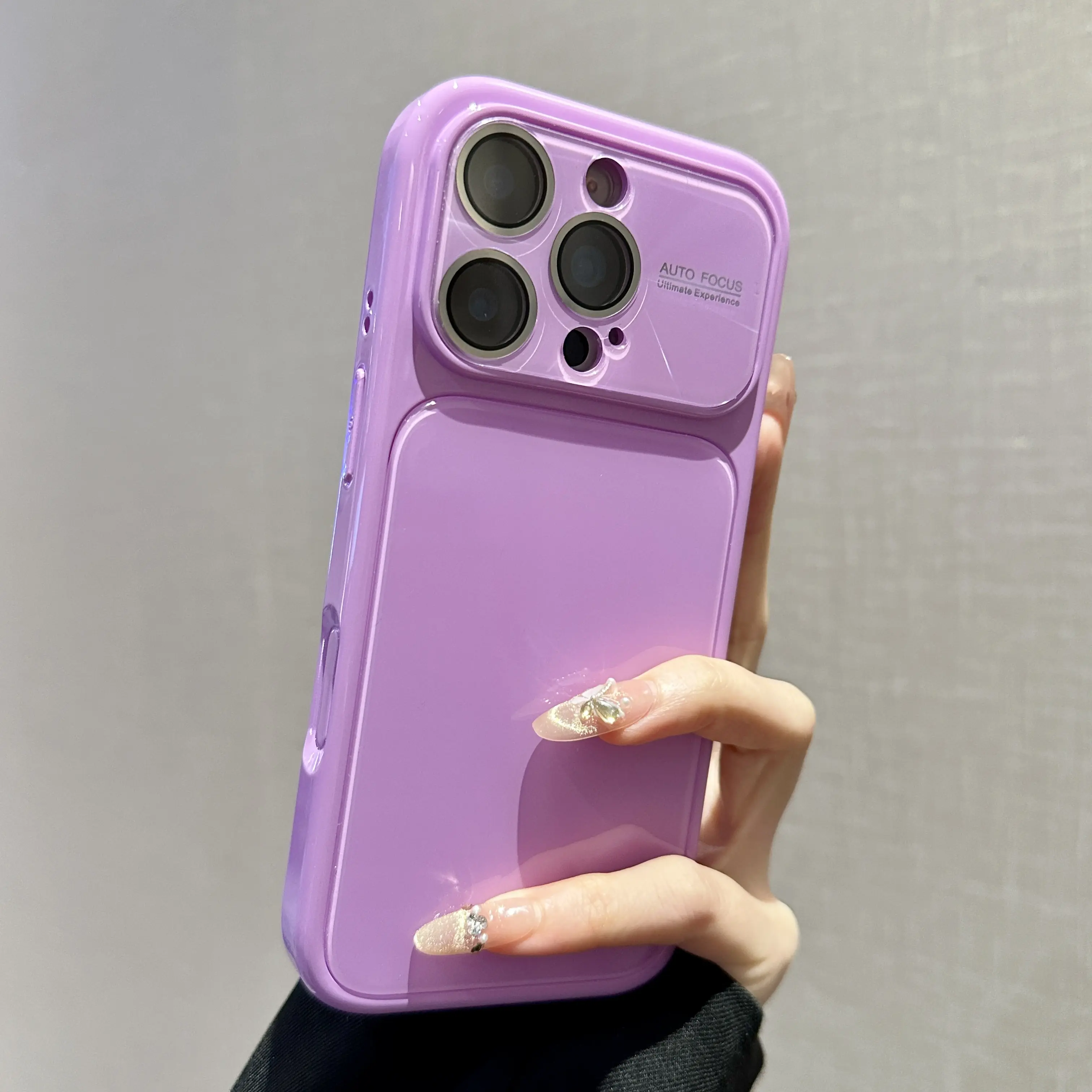 #   summeratmosphere new luxury crystal texture mobile phone case, tactile solid color mobile phone case, suitable for iPhone1716151413promax series, solid color mobile phone protective case suitable for boys and ladies # DealsForYouDaysTD