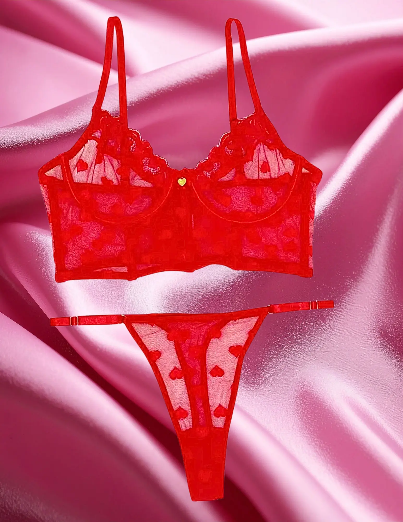 Sweet Heart Bustier 2pc set