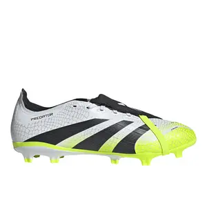 adidas Mens Predator League Fold-Over Tongue Firm GroundMulti Ground Soccer Cleats - White, Yellow adidas Mens Predator League Fold-Over Tongue Firm GroundMulti Ground Soccer Cleats - White, Yellow