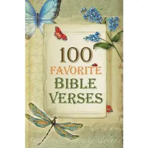 USED Book - 100 Favorite Bible Verses by Thomas Nelson (Hardcover) - english