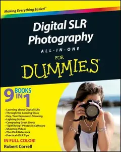 USED-Digital SLR Photography All-in-One for Dummies by Robert Correll (Paperback)