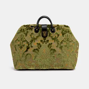 Burnout Velvet Fern Green Laptop Work Bag