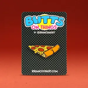 Pizza Butt Pin
