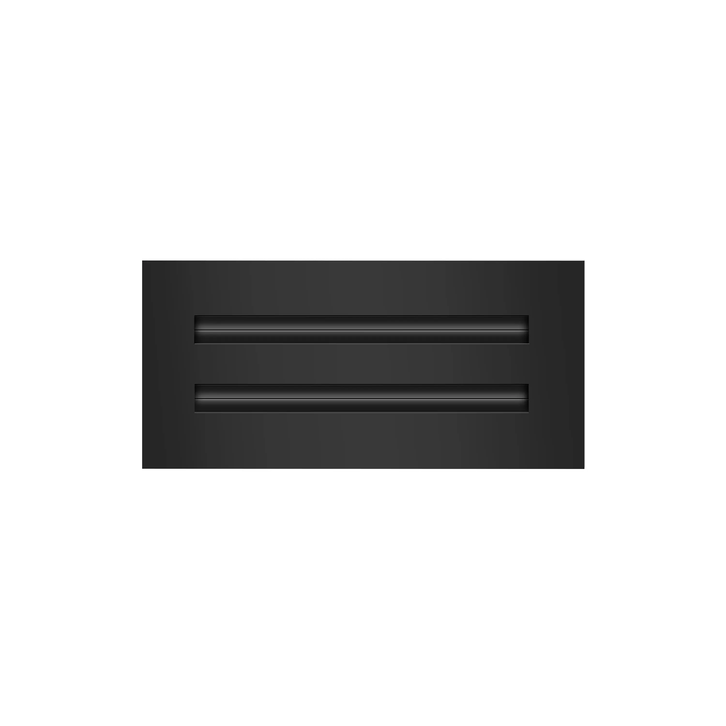 BUILDMART - 10x4 Black Modern AC Vent Cover - Decorative Aluminum Air Vent - Standard Linear Slot Diffuser - Heating and Cooling Register Grille for Ceiling, Walls & Floors - Texas Buildmart
