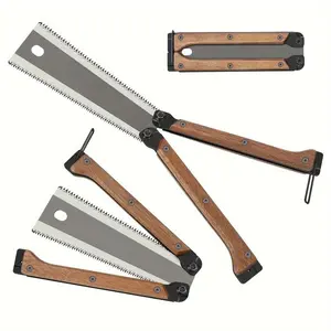 Japanese-Engineered Foldable Saw, SK5 High Carbon Steel Heavy-Duty Blade - Multi-Purpose Woodworking & Pruning Tool for Outdoor/Garden/DIY (Flush Cut + Non-Slip Grip)