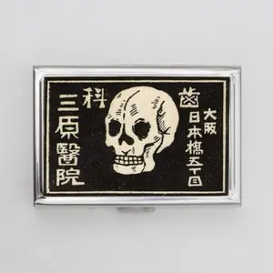 Skeleton  Cigarette Cigarette Case or Card Holderr