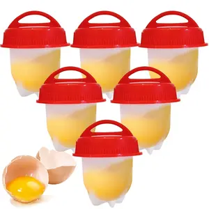 Silicone Steamer Egg Mold, Shell-Free Egg Steaming Pot, Non-Stick Egg Steaming Tool, Reusable Egg Steaming Accessory