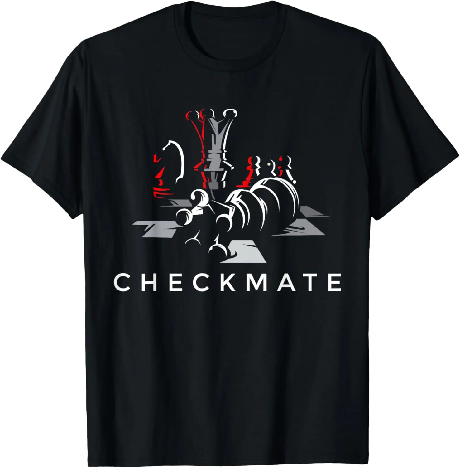100% Cotton Unisex Cool Chess Checkmate Novelty Graphic T-Shirts & Cool Designs T-Shirt