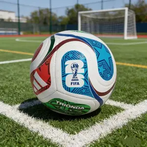 World Cup 26™ Trionda Football, Official Match Ball, Fifa Certified, Durable Polyurethane Material, Suitable for Training and Matches