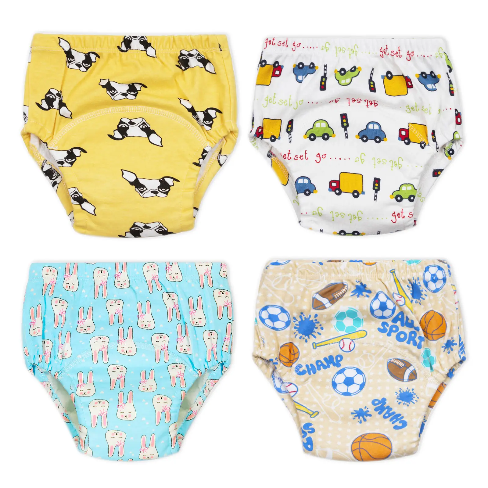 Max Shape Toddler Potty Training Pants 4 Pack,Cotton Training Underwear Size 2T,3T,4T,Waterproof Underwear for Boys and Girls dealsforyoudays