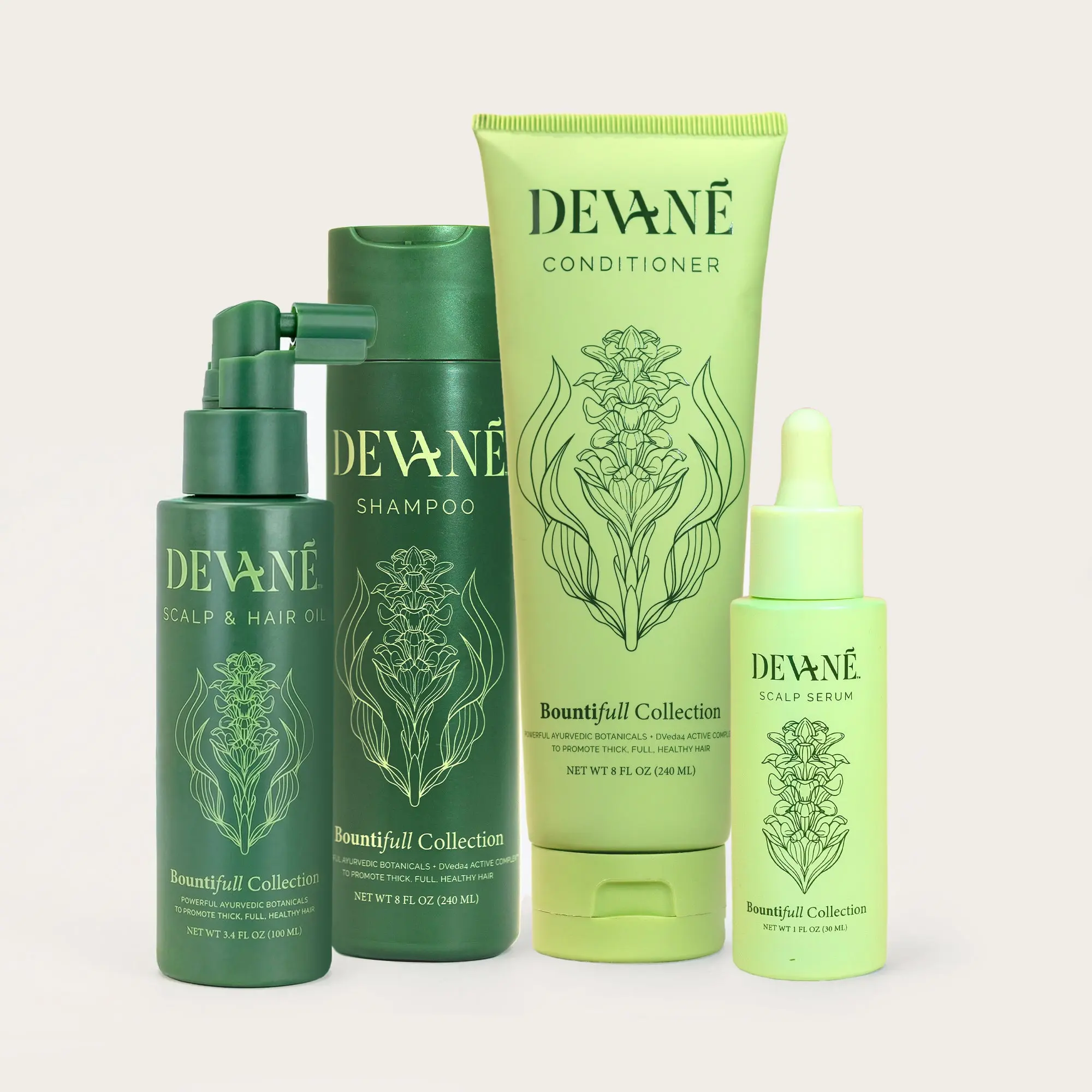 Ritual Bundle | All-in-One Scalp & Hair Treatment – Includes Oil, Serum, Volumizing Shampoo & Conditioner – Soothes Dry Scalp, Reduces Breakage & Frizz – Fast-Absorbing Formula – Promotes Healthy Scalp & Fuller-Looking Hair