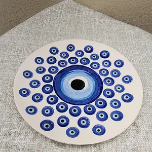 Evil Eye Plate Ceramic