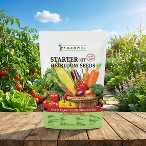 [Upgraded Version] Emergency Planting Kit - 35 Diversity Bundle for Home Cultivating & Farming Long-term Seeds Heirloom Vegetable Assortment Ideal Gardening Package for Your DIY Patio