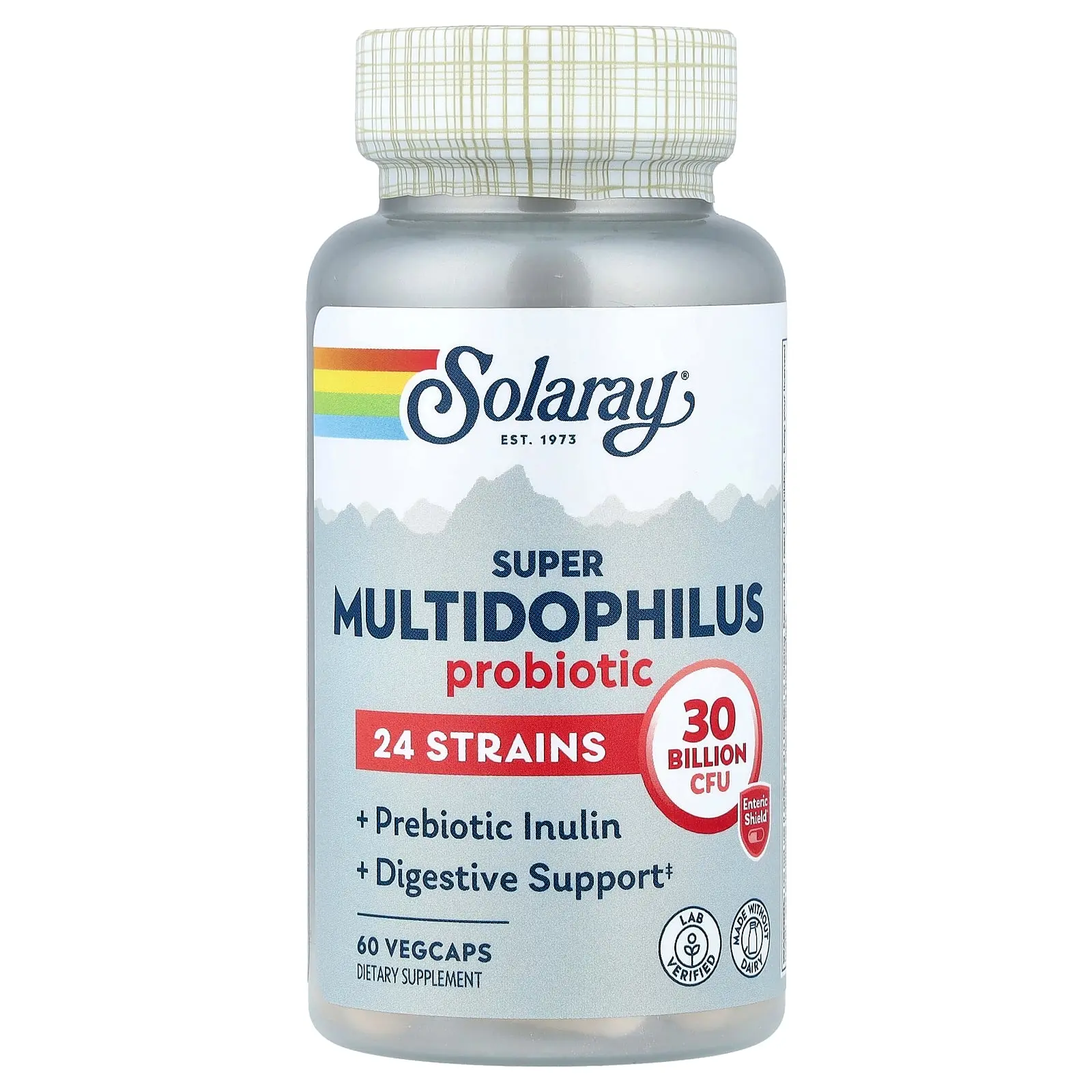Solaray Super Multidophilus Probiotic, 60 VegCaps