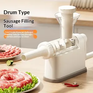 Manual Sausage Filler Rotating Hand Crank Sausage Machine Home Kitchen Tool Food Grade for Sausage Making with Casing