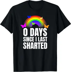 100% Cotton Sharted Joke Sharting Pants Shart Funny Embarrassing Airport T-Shirt
