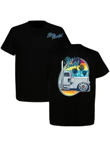 Cool Breeze T-Shirt, Semi-Truck T-Shirt, Peterbilt T-Shirt, Vintage Truck T-Shirt, Big Rig Driver T-Shirt, Heavy-Duty Truck Apparel, Automotive Enthusiast, Diesel Vehicle, Casual