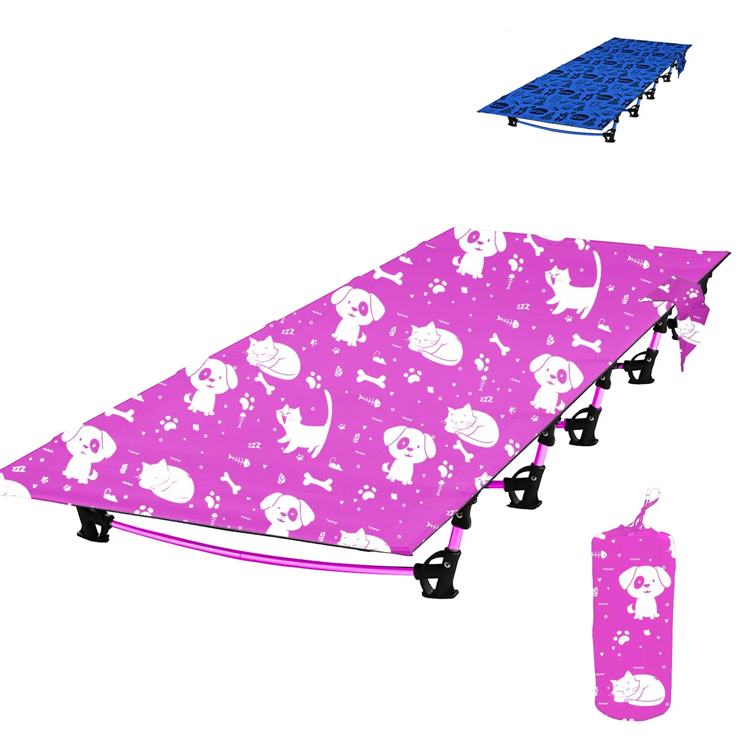 Best Friends Theme Kids Camping Cot - Lightweight and Compact