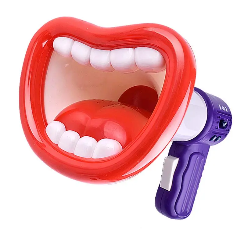Funny Voice Changer Handheld Compact Amplifier, Creative Durable Fun Voice Effects Audio Music Modulator for Birthday Gifts, Requires 2 AA Batteries