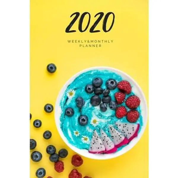 USED-2020 Weekly & Monthly Planner: Fruit Dessert - 6X9 Size - Glossy Soft Cover - Multi-Purpose: Organizer/Calendar/Notebook/Agenda/Diary/Journal. by Publishing, Quietbar (Paperback)