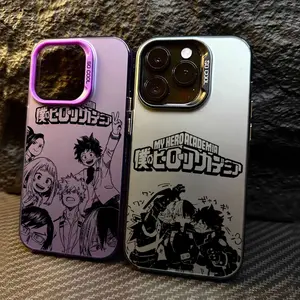 My Hero Academia Anime Art Coque For Apple iPhone 16e 16 14 15 13 11 Pro Max Case 15 Plus 12 13 Mini 16e Shockproof Phone Cover