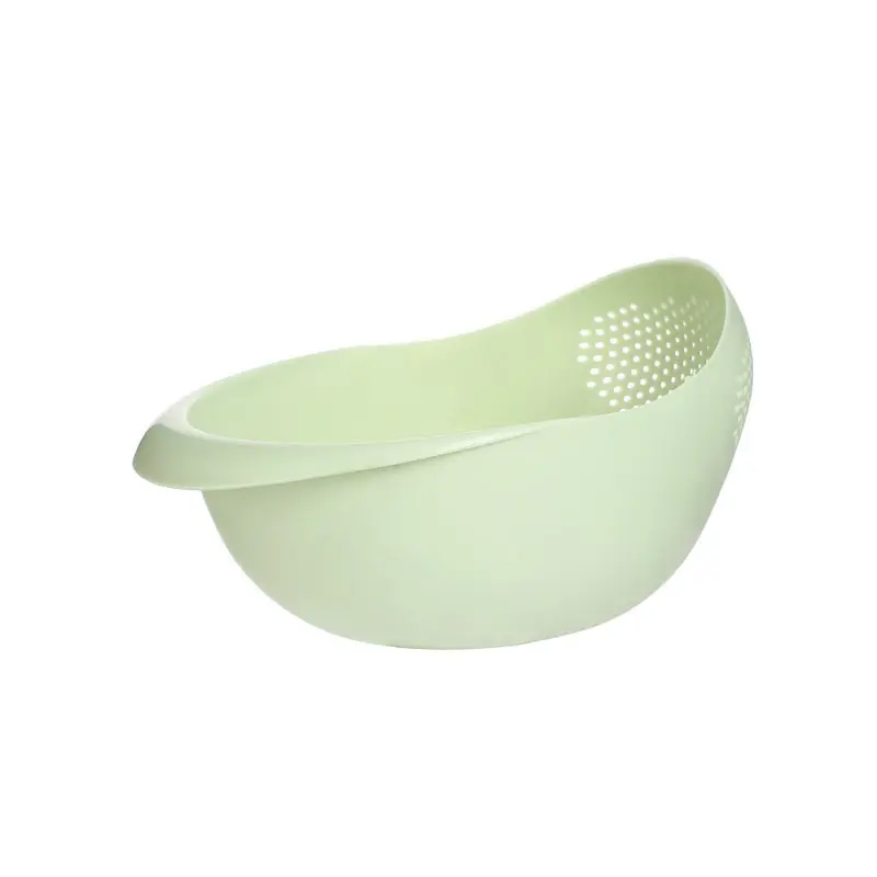 Multifunctional Rice Washing Bowl with Strainer, Kitchen Colander & Drain Basket, Plastic Food Washing Bowl for Rice, Fruits & Vegetables, Kitchen Prep