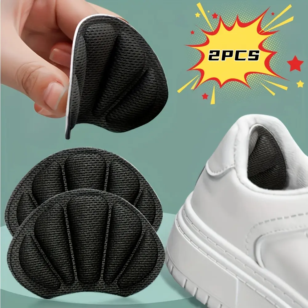 2 Pcs Blister Prevention Heel Grips, Adhesive Heel Protectors for Shoes, Protector Guard, Soft Cushioned Heel Liners Inserts, Foot Care Heel Pads for Men Women Sneakers Sandals Flats, Footwear
