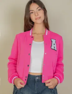 Cropped Varsity Jacket