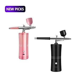 Portable Rechargeable Mini Airbrush Spray Gun for Beauty, Nail Art & DIY Projects，Cordless Mini Airbrush Spray Gun for Makeup, Cake Decorating,Tattoo