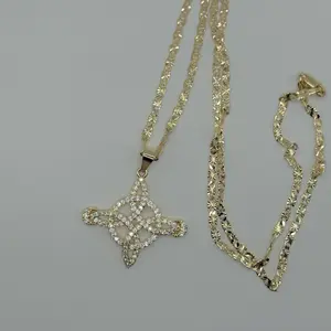 Nudo De Bruja Necklace Gold Plated 18”inches 22”inches 24”inches