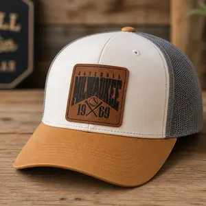 Milwaukee Baseball Richardson 112 Leather Patch Hat