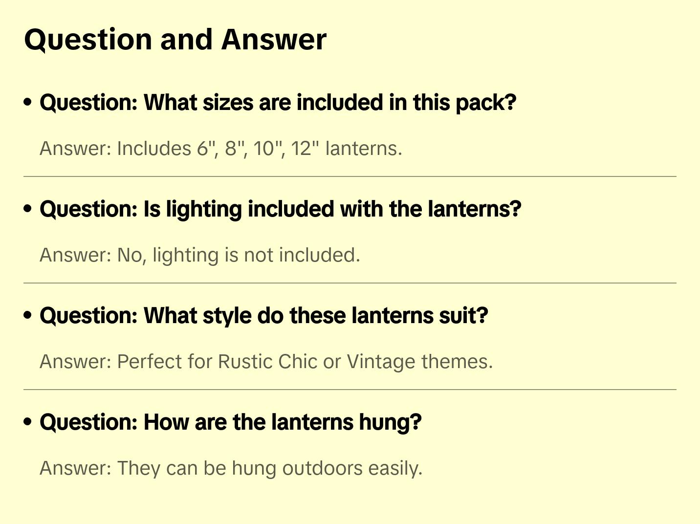 Ultimate 20-Piece Gold Variety Paper Lantern Party Pack - Assorted Sizes of 6", 8", 10", 12" (5 Round Lanterns Each) for Weddings, Parallelts and Decor