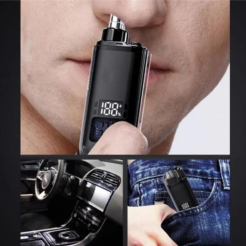 USB Rechargeable Nose Hair Trimmer, Electric Nose Hair Trimmer, Nose Hair Shaver, Personal Care Appliances for Men & Women