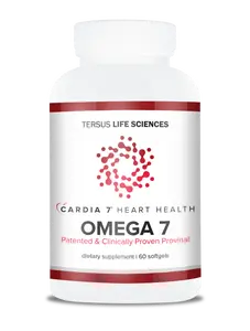Cardia 7 | Containing Provinal Patented Purified Omega 7 Fatty Acids | 60ct Soft Gels